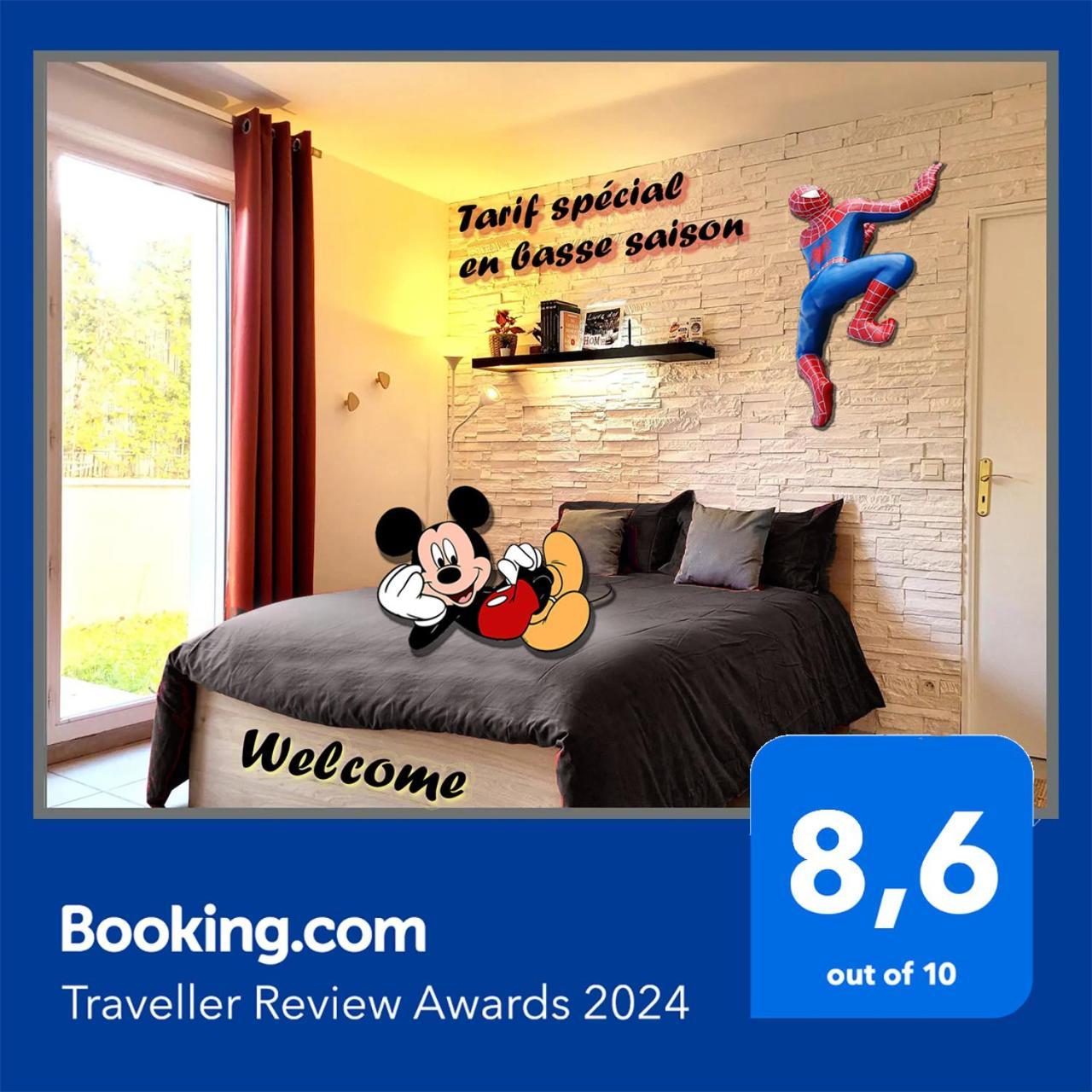 Appartement Avec Salle De Jeux Privee,10Min De Disney Transport En Commun 6 Couchages Chanteloup-en-Brie Eksteriør billede
